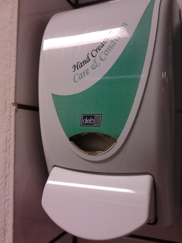 Is this soap dispenser Debian powered?